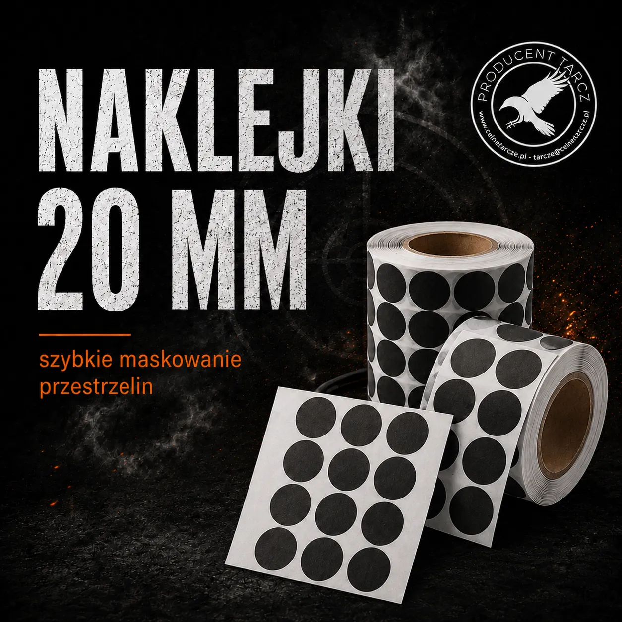 Naklejki 20 mm