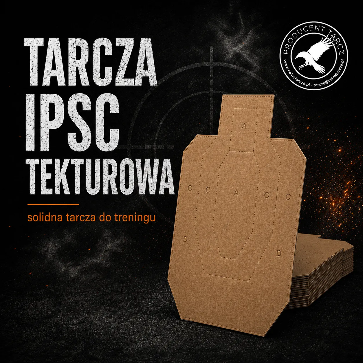Tarcza IPSC tekturowa